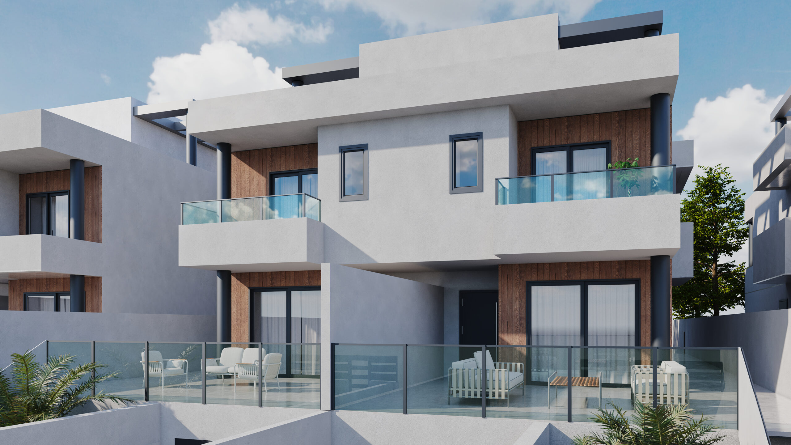 Fachada exterior vivienda Benferri